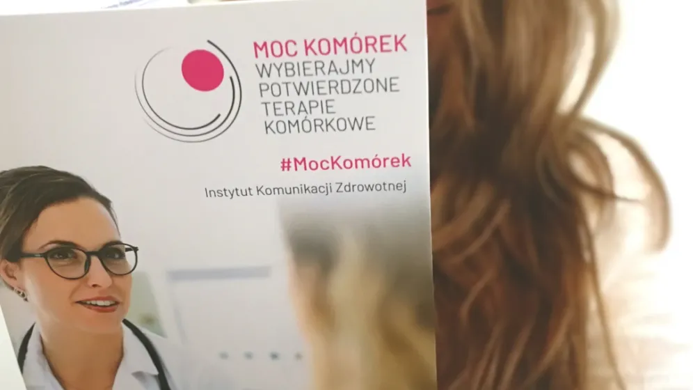 Fot. Kampania społeczna: Moc Komórek – Wybierajmy Potwierdzone Terapie Komórkowe.