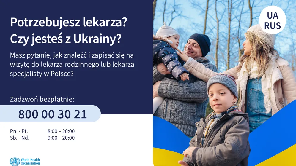 źródło grafiki: ©️WHO/ Tomasz Bilak / Bilak.pl źródło grafiki: ©️WHO/ Tomasz Bilak / Bilak.pl