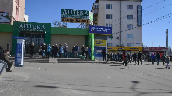 Charków 23 marca 2022, PAP/Andrzej Lange